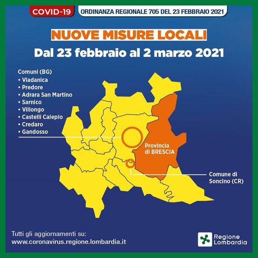 Ordinanza regione lombardia n. 705 