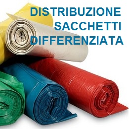 Distribuzione sacchi per la raccolta differenziata 2021