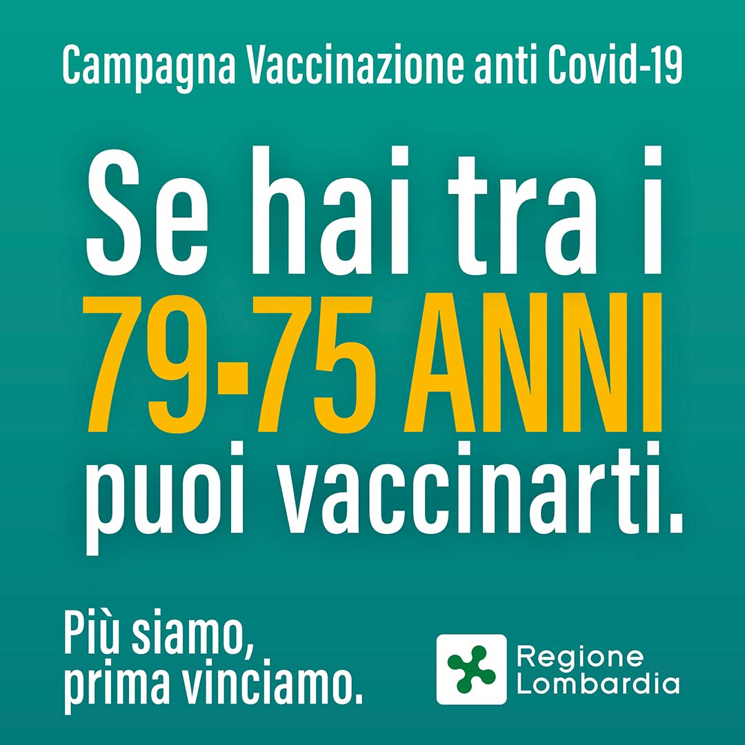 Prenotazione vaccini 75-79 anni